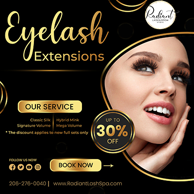 eyelash extensions promotion 2025