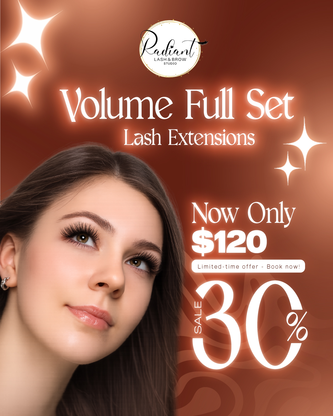 VOLUME FULL SET LASH EXTENSIONS promo